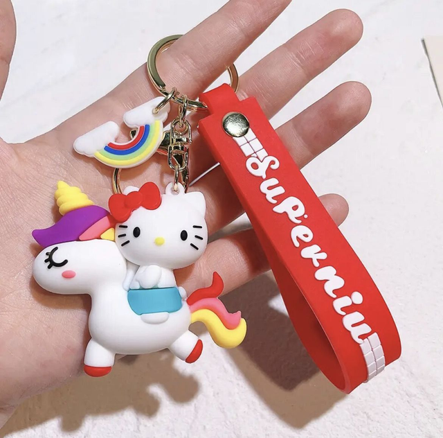 0336 - Hello Kitty - Hello Kitty op een eenhoorn