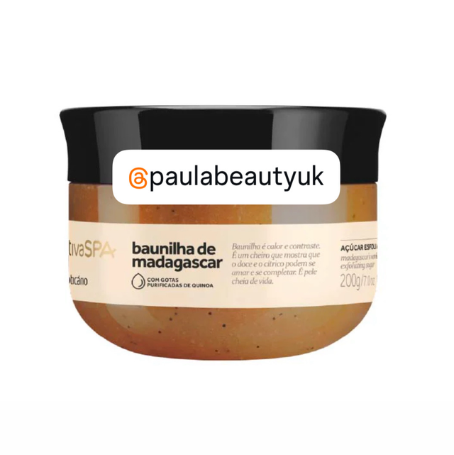 Nativa Spa Esfoliante Baunilha De Madagascar Vanilla 200gr O Boticário *