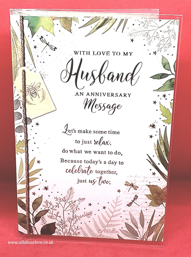 Husband Birthday Card Quality Card 