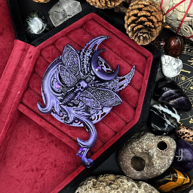 Death Moth Brooch/Clip