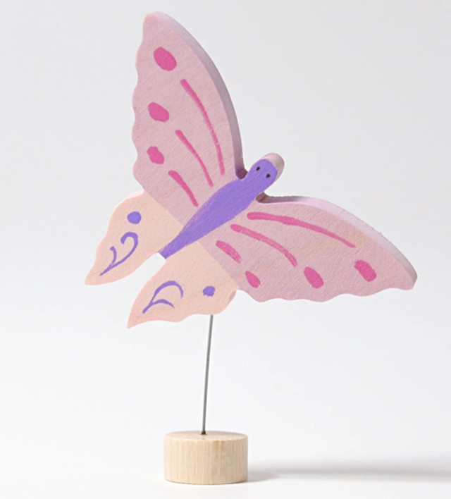 Grimm’s Steckfigur rosa Schmetterling 