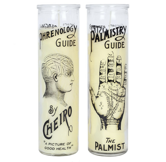 Phrenology/Palmistry Tube Candle