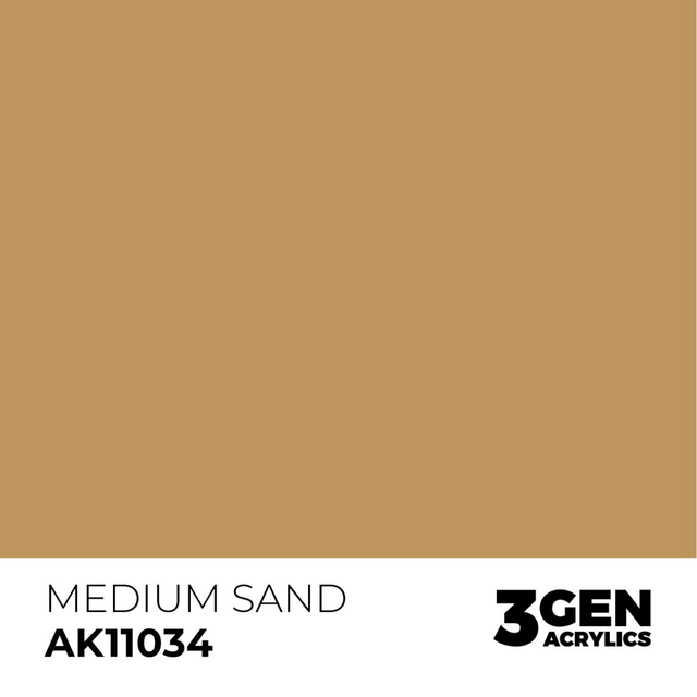 3rd Gen. Acrylics 34 Medium Sand