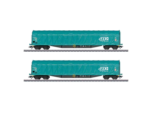 set 2 wagons bâchés Rils Märklin 47164 H0