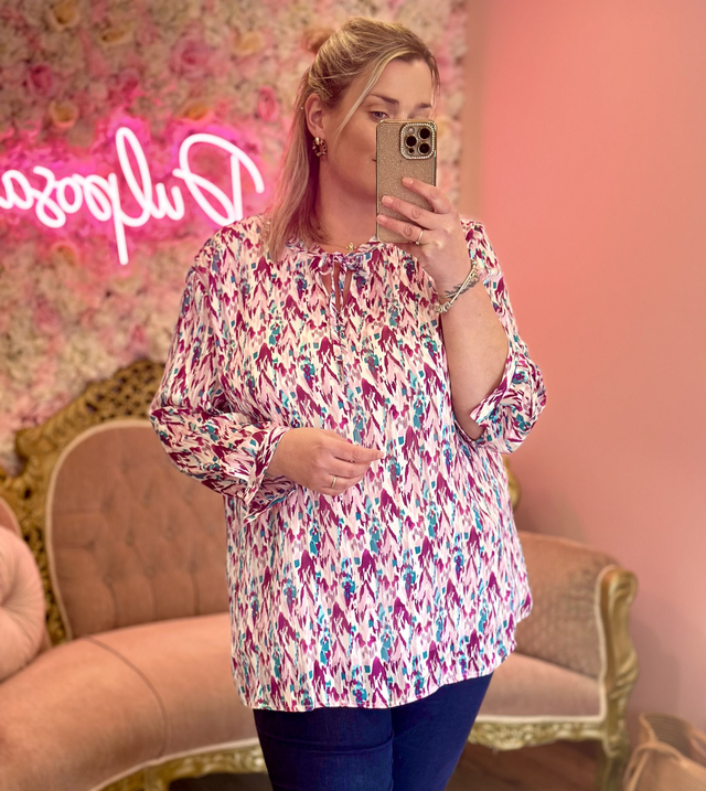 169-Blouse voile  avec doublure  