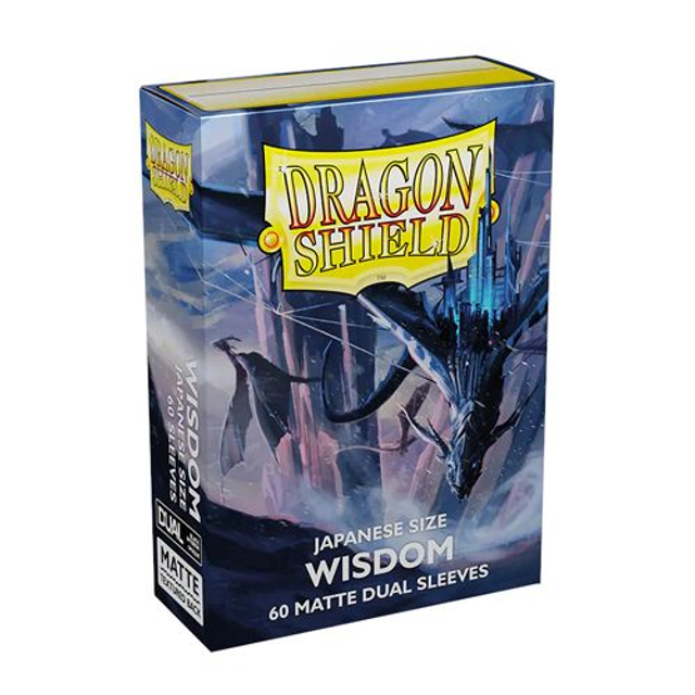 Dragon Shield - Dual Matte Japanese Size Sleeves 60pk - Wisdom Blue