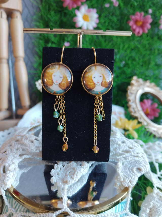 boucles d'oreilles princesses boucles d'or
