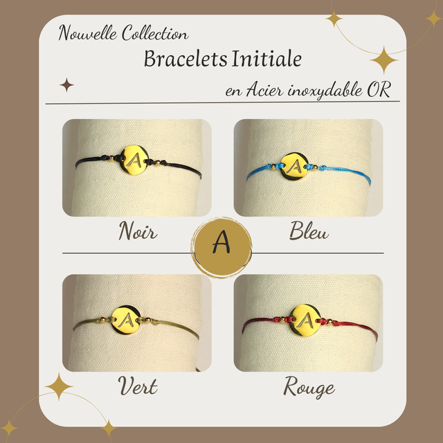Bracelet initiale A
