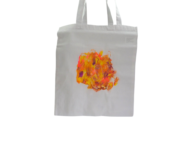 Sac cabas peint à la main