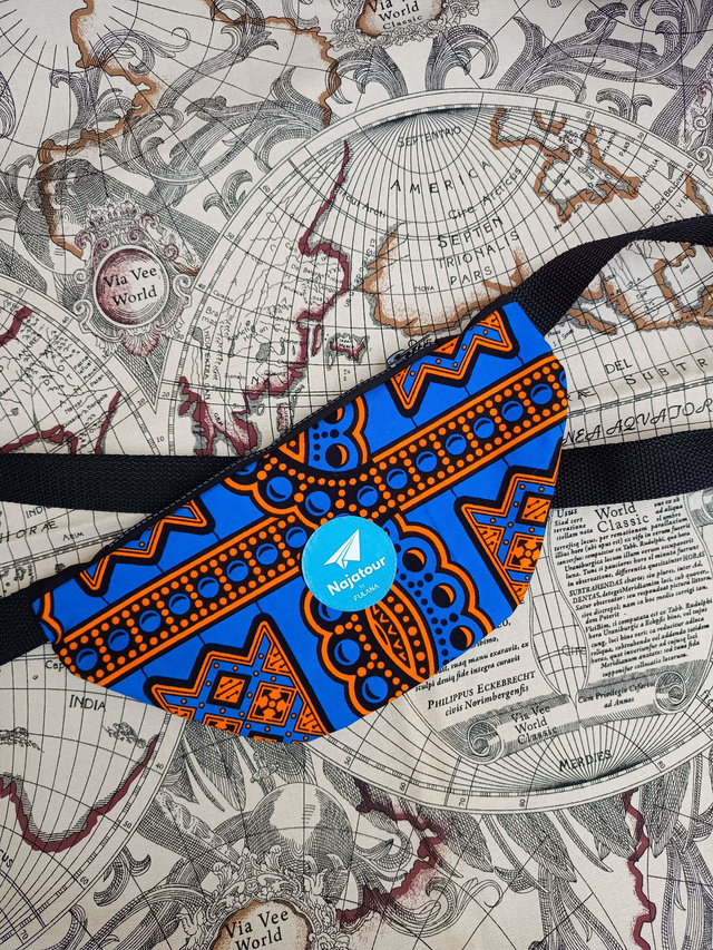 Pouch viajante azul