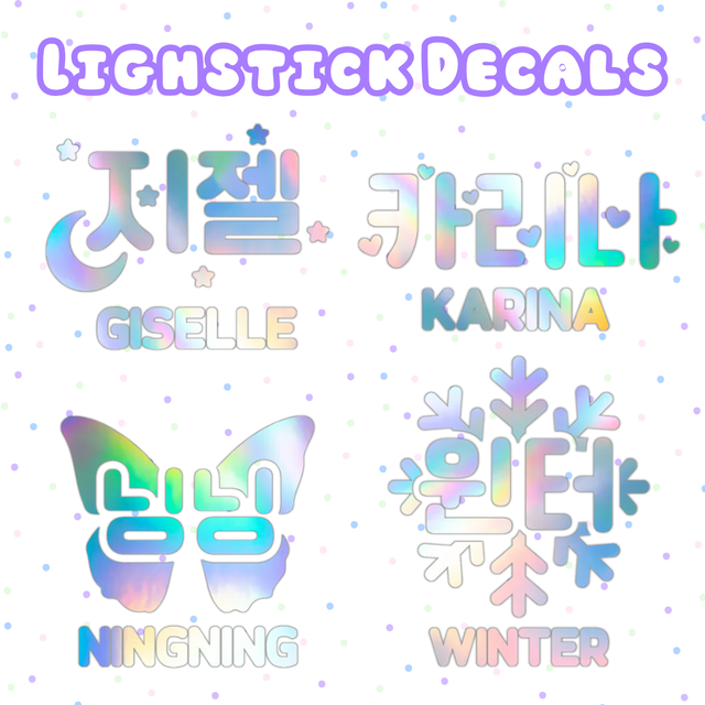 Aespa Lighstick Decals