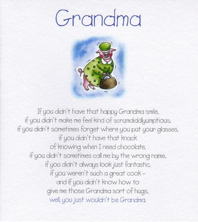 Greeting Card -Grandma, I Love You