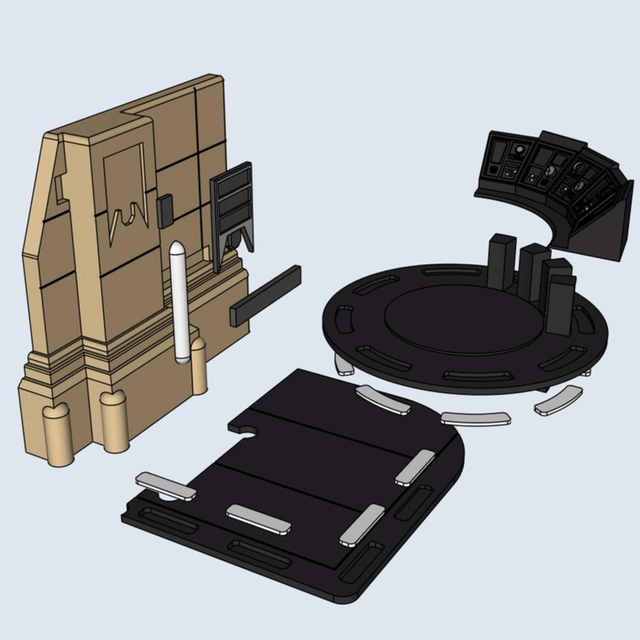 3d printed duel diorama