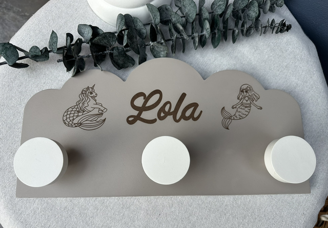 Porte manteau enfant personnalisé 