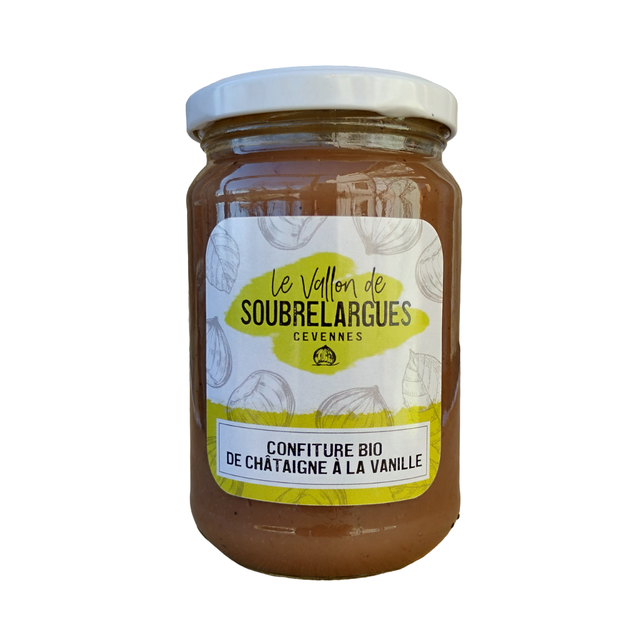 Confiture Châtaigne à la Vanille Bio Pot 360g