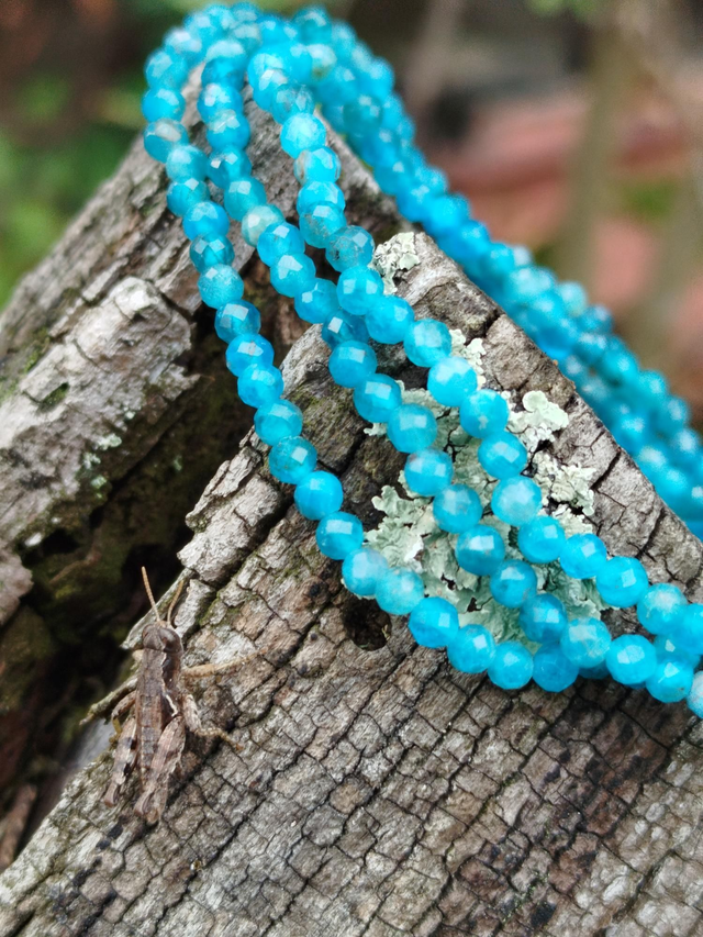 Bracelet Apatite bleue