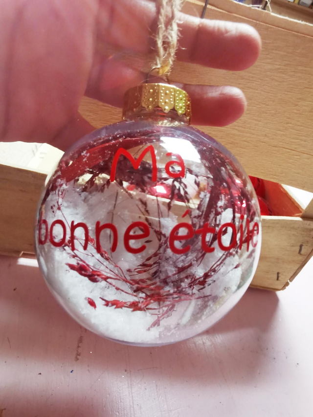 Boule &quot;ma bonne étoile&quot; 