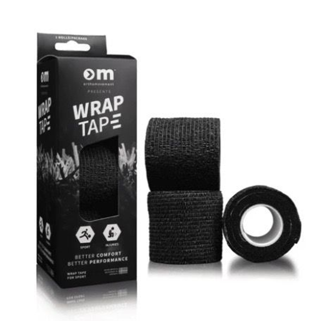 Renband Wrap teippi (ideaaliside) 5cm, 4,5 m punainen (3x1,5m rullat)