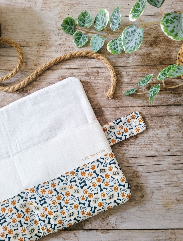 Protège carnet de santé rouille