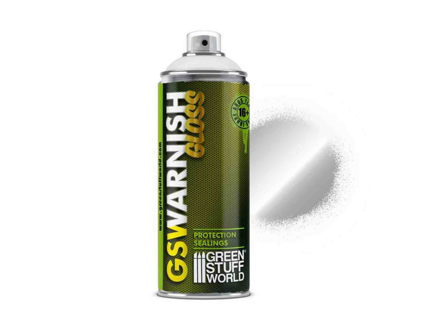Vernis brillant en SPRAY 400ml GSW 2235