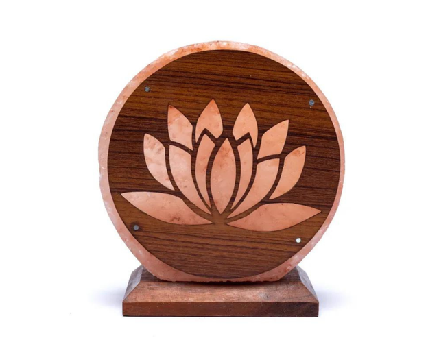 Lampe de sel lotus
