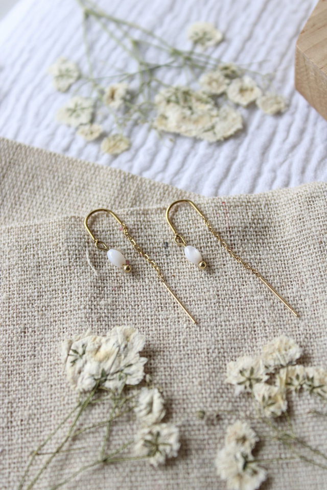 Boucles d’oreilles Coquillage légères 