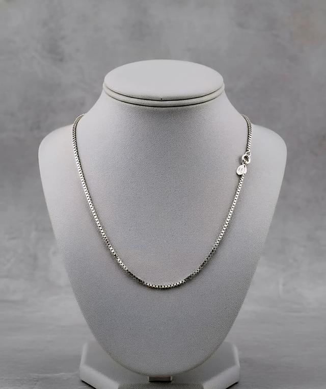 Corrente Veneziana - Banhada a Prata 925