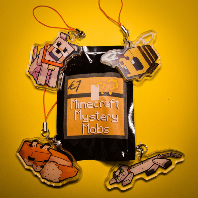 Minecraft Mystery Mobs - Phone Charms [PC-MC]