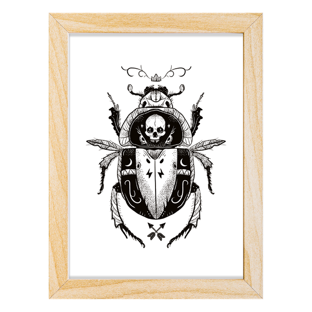 _A4 / Crown curse (fond blanc ou noir)