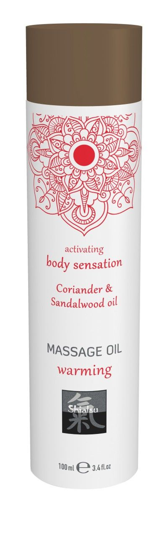 SHIATSU Massage oil warming Coriander & Sandalwood oil 100ml