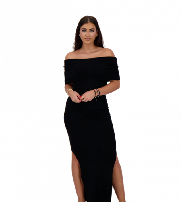 Reinders Chloe Knitwear Dress Black
