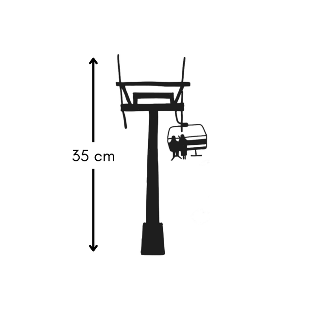 Décor pylone de télésiège