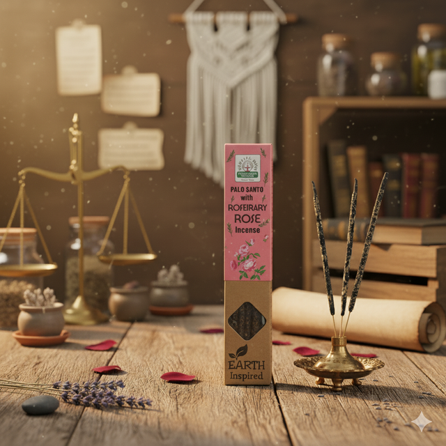 Namasté Palo santo y rosas