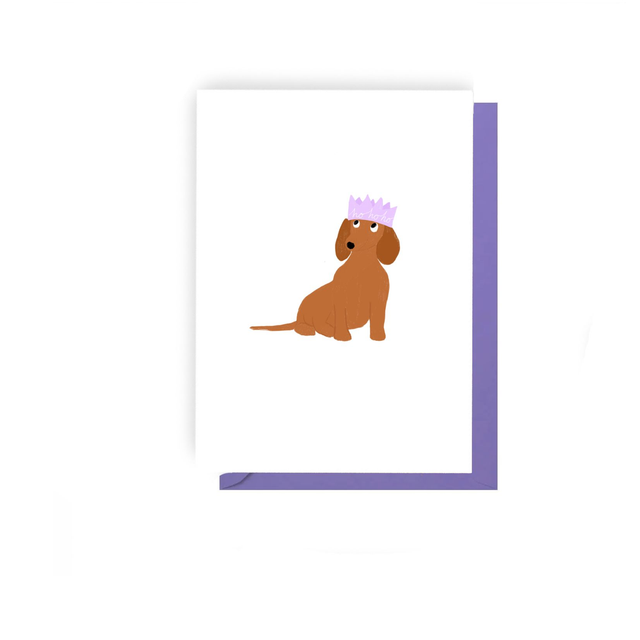 Festive Wilbur - Illustrated Christmas Card   