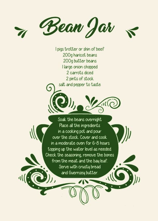004 - NOTEPAD A6 - RECIPE BEAN JAR