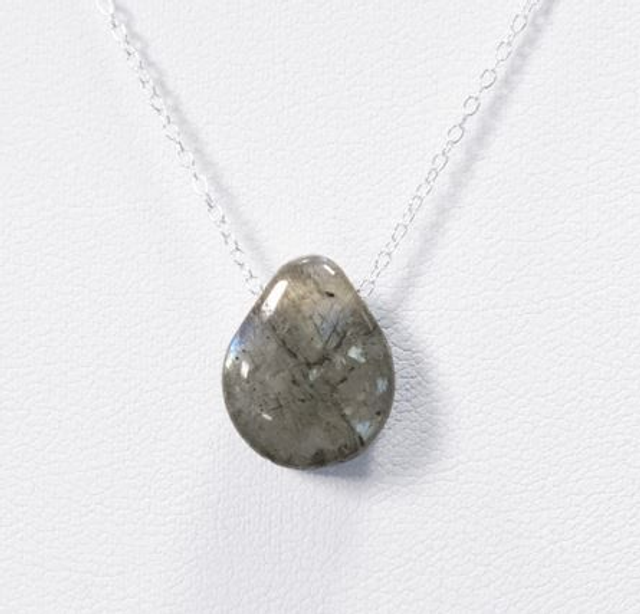 ♡ Collier Labradorite en argent ♡