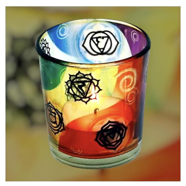 Photophore &quot;7 chakras&quot;