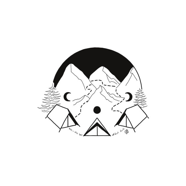 "Trek" Carte postale - 2024