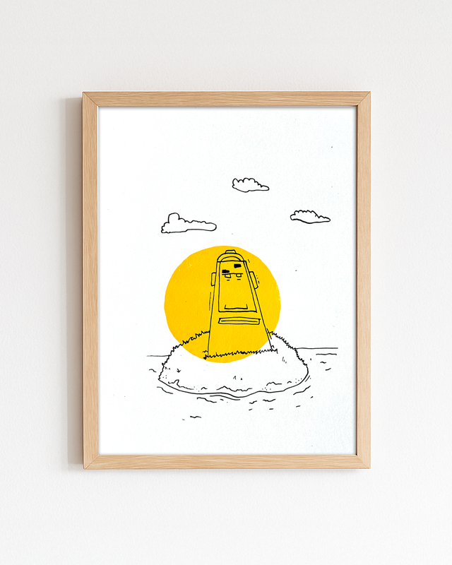 Clay Island| Zeefdruk