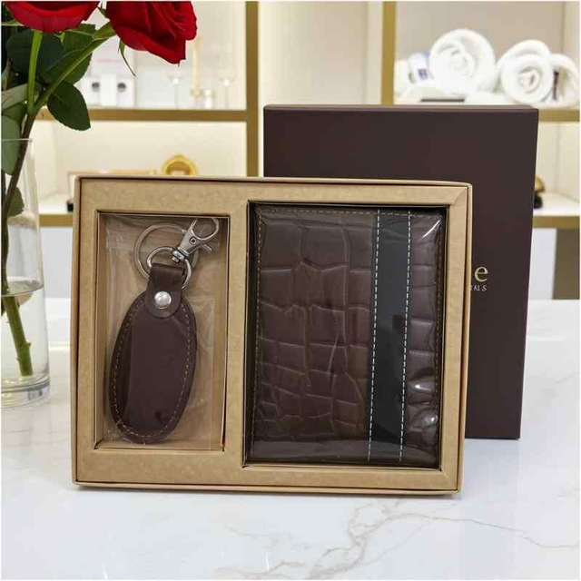 Men’s Valentine’s Luxury Wallet &amp; Key Holder Gift Set – Special Edition