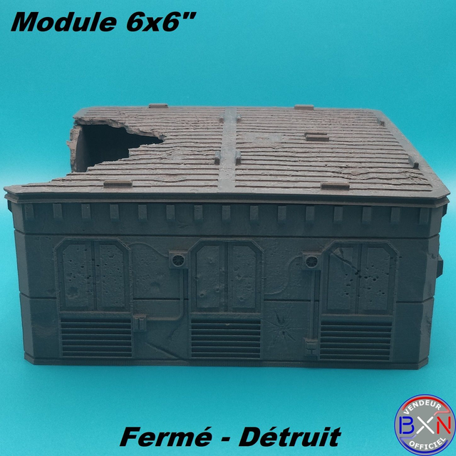 VGT - Module 6x6&quot; - Fermé - Détruit