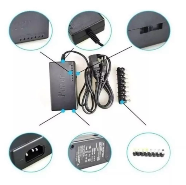 Fonte Carregador Universal Notebook Laptop Computador 120W