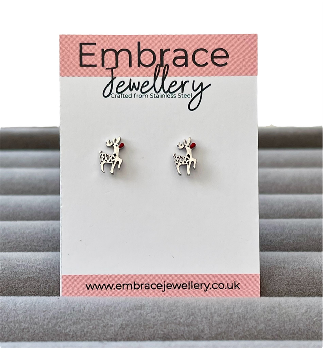 Reindeer Mini Comfort Back Studs