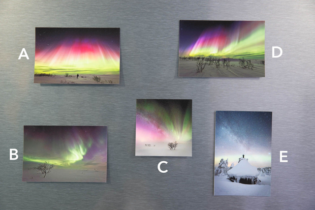 Minis tirages 10x15 &quot;Aurores Boréales&quot;