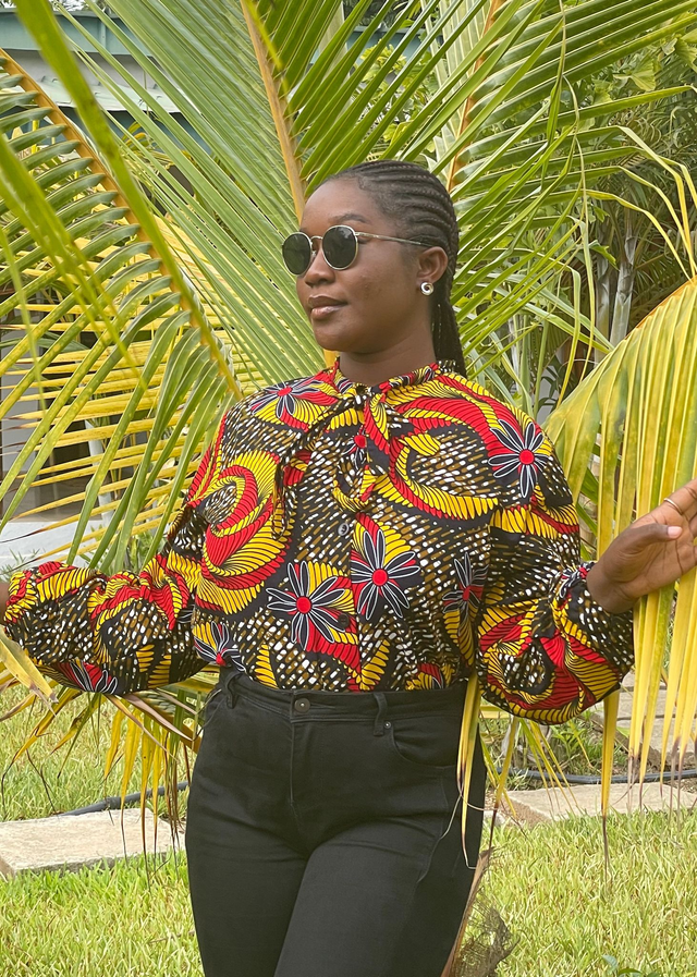 Blouse Océane à manches longues