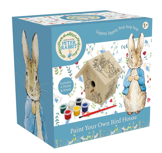 Peter Rabbit Diy Craft Kit - Paint Your Own Birdhouse