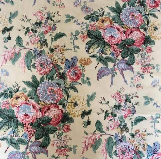 "Chic" - cotton linen blend fabric 