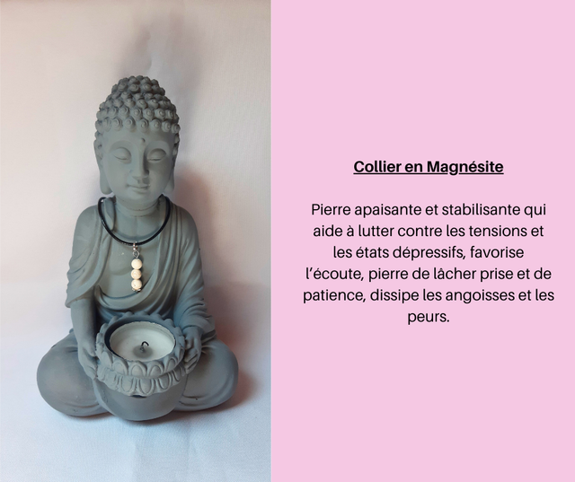 23- Collier en Magnésite