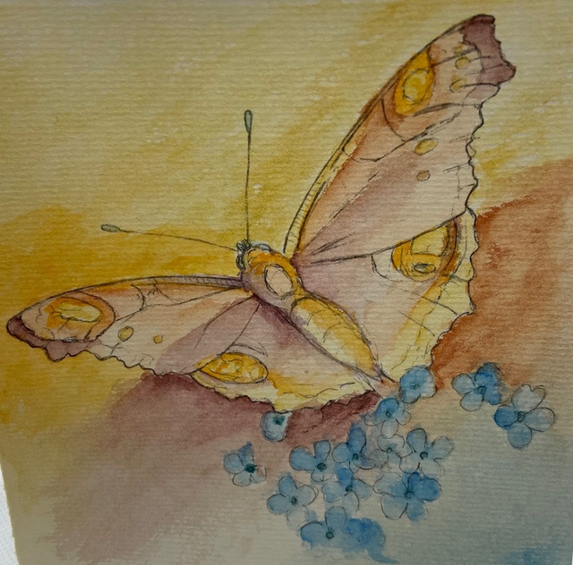 Hand painted Watercolour cards