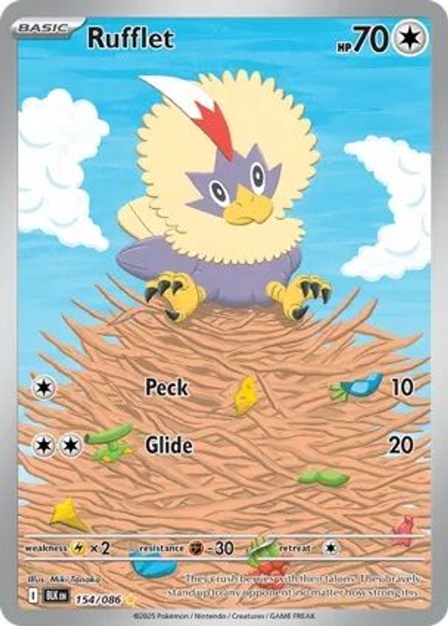 Rufflet - 154/086 (Illustration Rare)